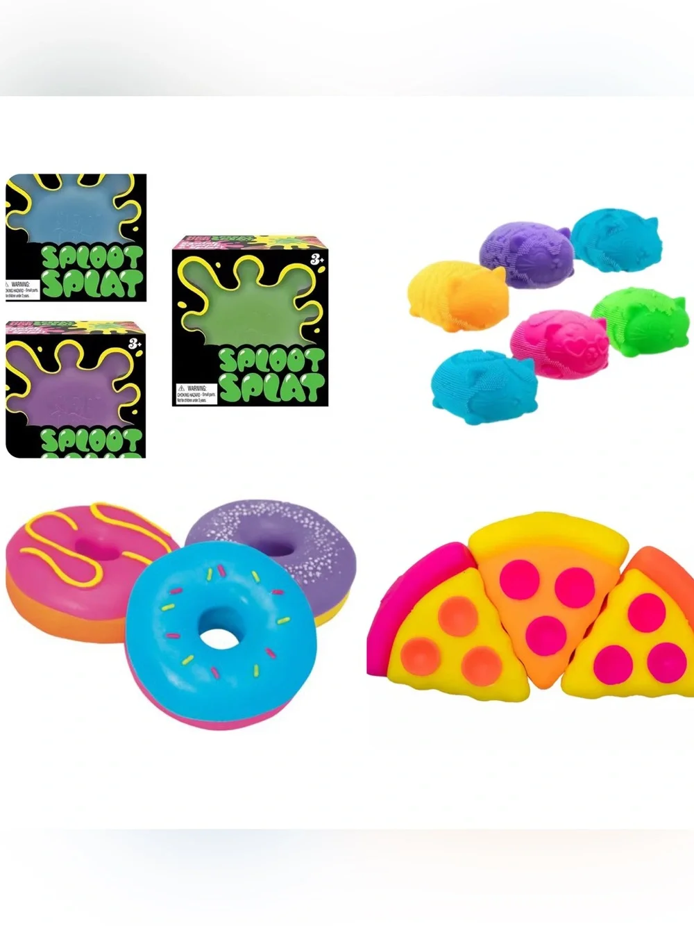 Multicolor Kids Squishy Toy Bundle Pack - Assorted